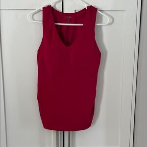 Athleta Deep Pink V-Neck Performance Tank